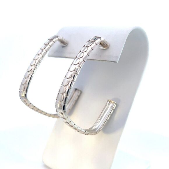 John Hardy Estate Dot Earrings Sterling Silver JH86 - Picture 5 of 7